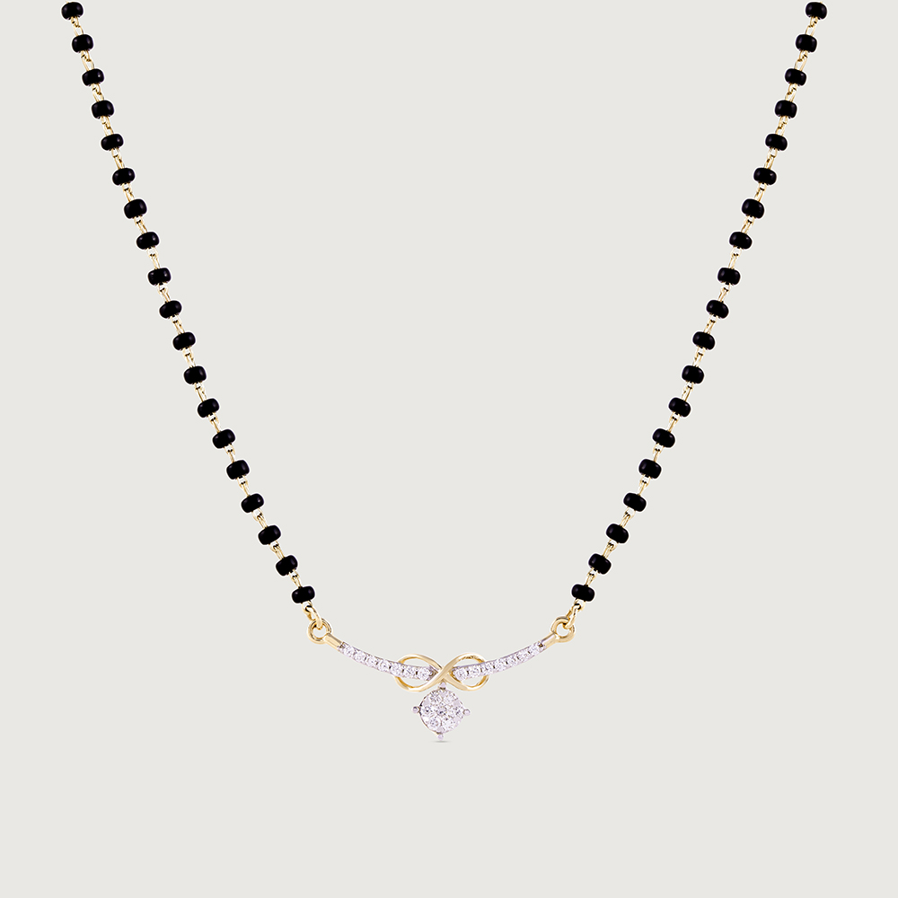 Infinite Elegance Gold and Diamond Mangalsutra,,hi-res image number null