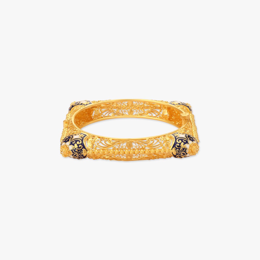 Batik Bijoya Kankan Gold Bangles,,hi-res image number null