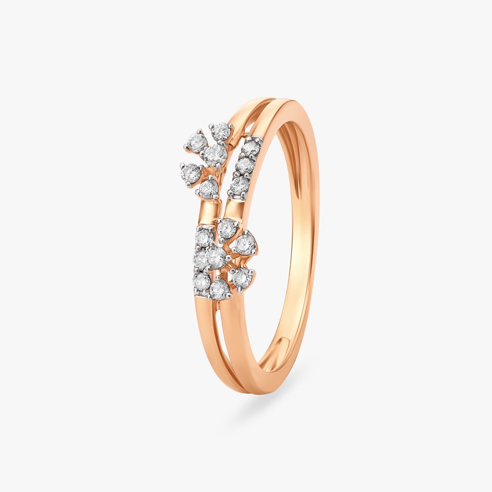 Radiant Floral Poetry Diamond Finger Ring