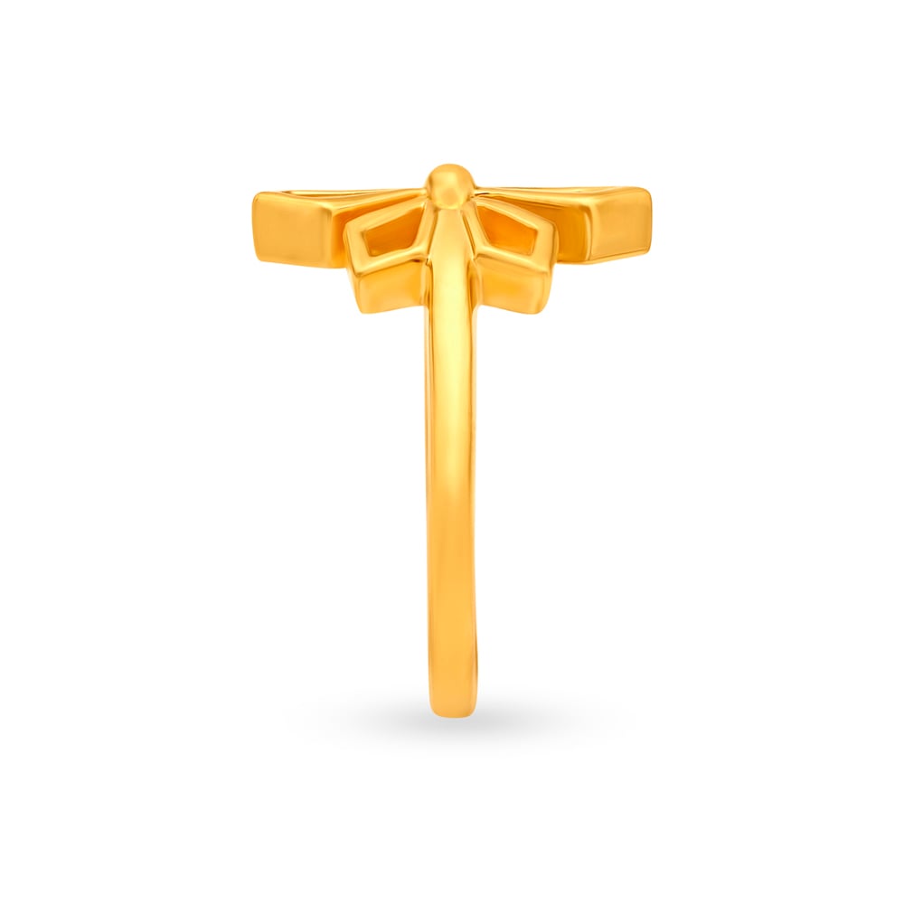 Chic Gold Finger Ring,,hi-res image number null