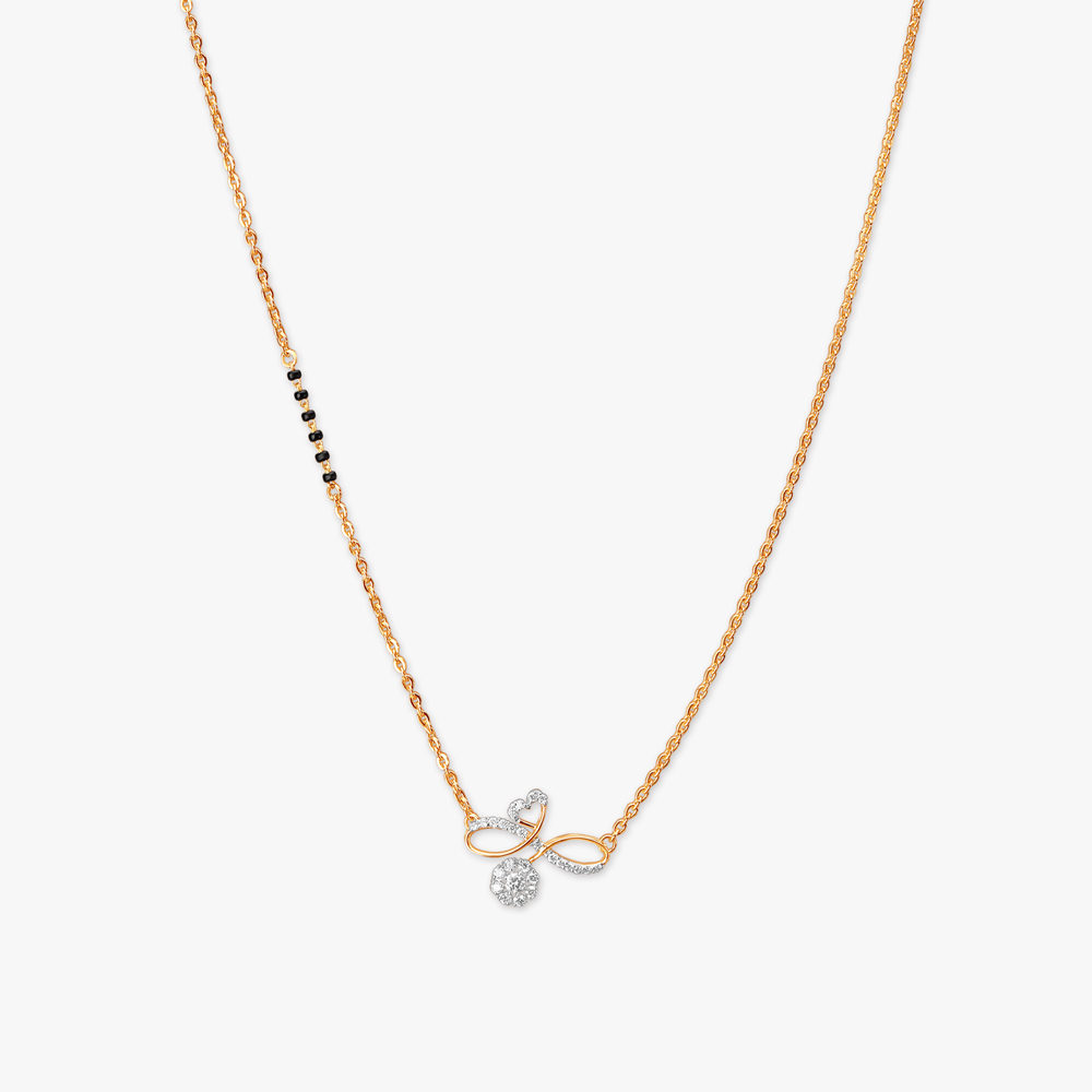 Forever Embrace Diamond Mangalsutra,,hi-res image number null