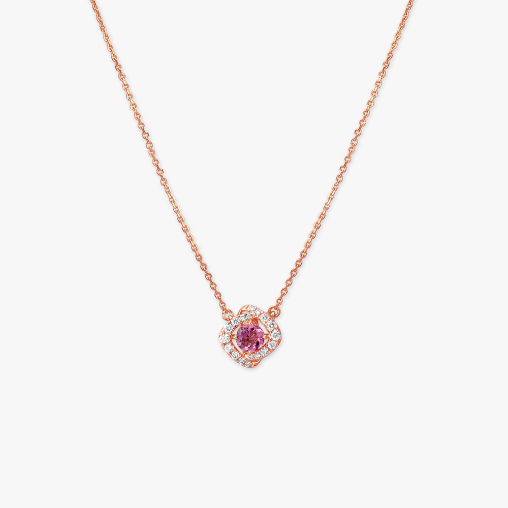 Pink Twilight Diamond Necklace Set,,hi-res image number null