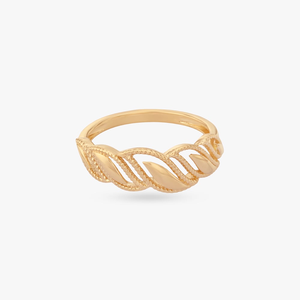 

Interwoven Braid Gold Ring