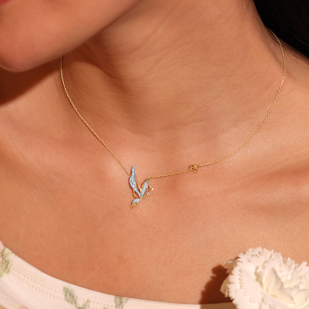 Enchanted Butterfly Diamond Necklace,,hi-res image number null