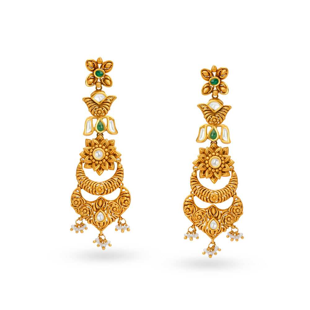 Ornate Gold Necklace Set for the Indian Bride,,hi-res image number null