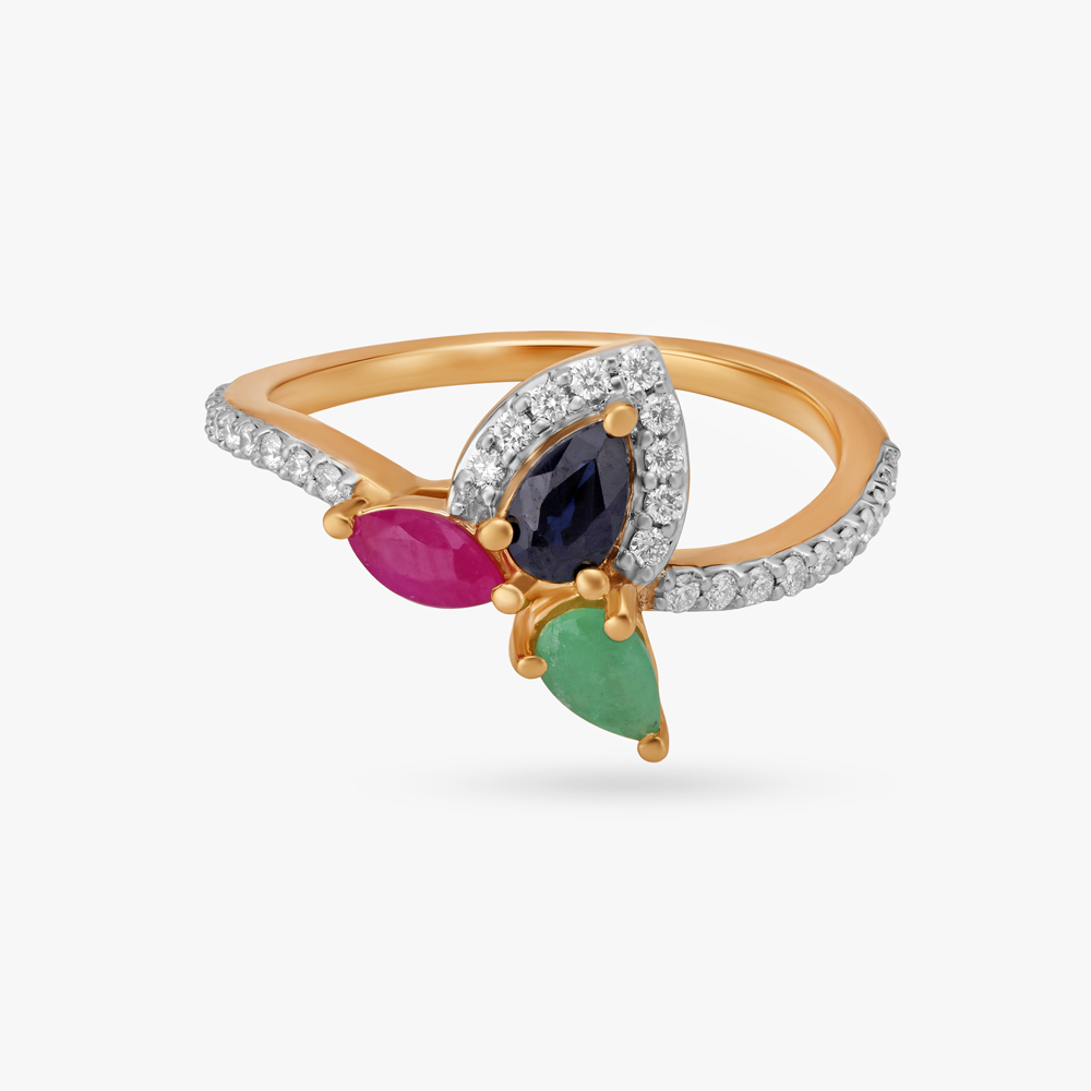 Midnight Bloom Ring,,hi-res image number null