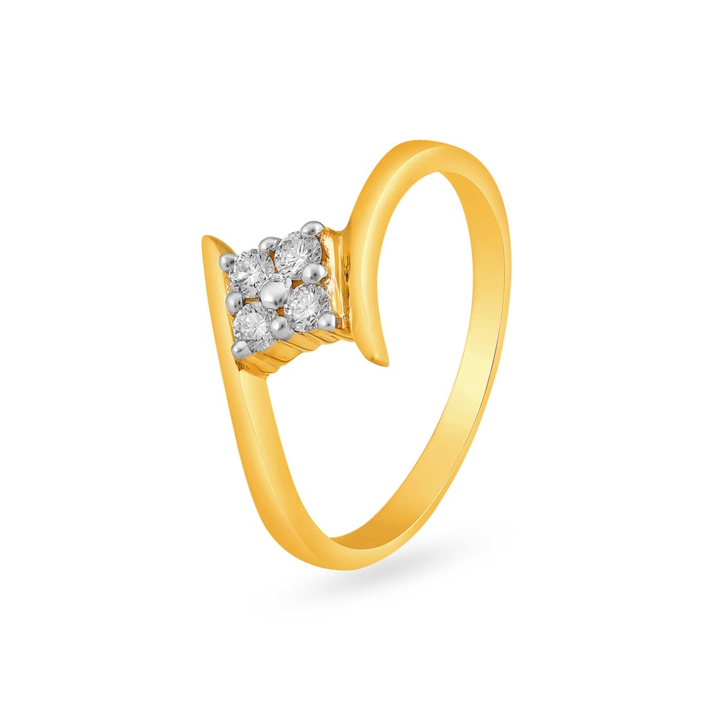 

Artistic Diamond Finger Ring