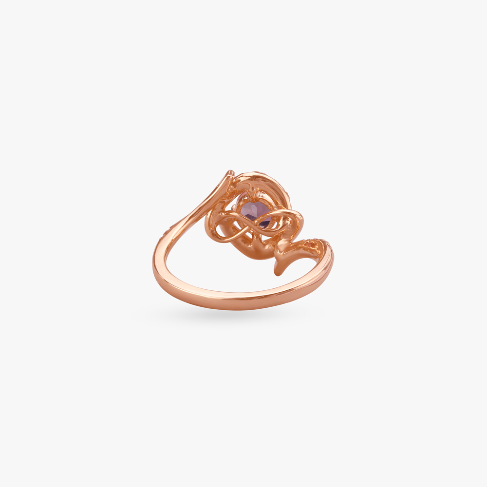 Rosy Reverie Diamond Finger Ring,,hi-res image number null