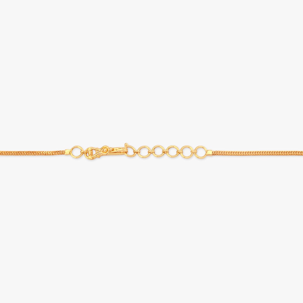 Sunburst Crest Gold Necklace Set,,hi-res image number null