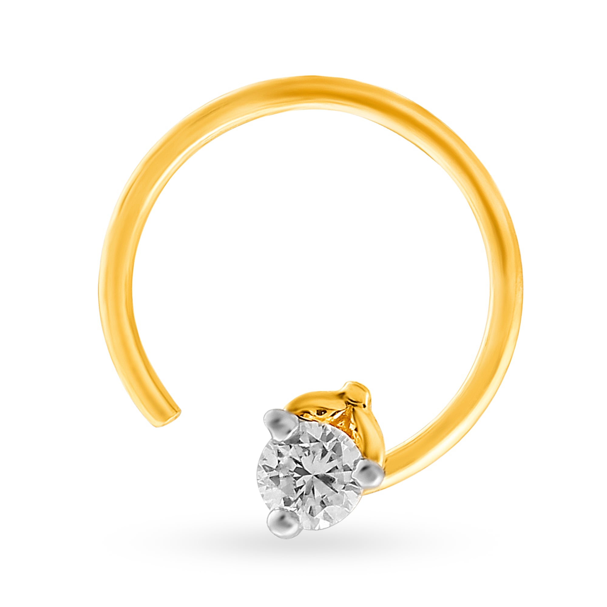 Captivating Diamond Nose Pin,,hi-res image number null