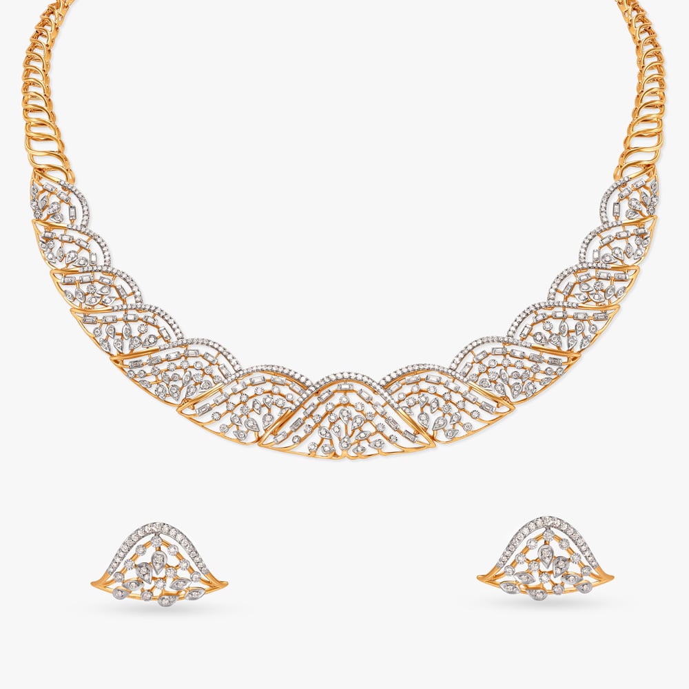 Epitome of Grace Diamond Necklace Set,,hi-res image number null