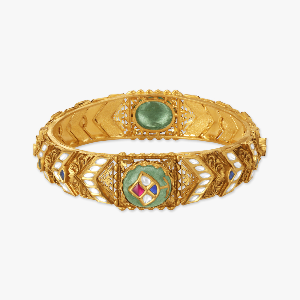 Alluring Kundan Inlay Work Bangle,,hi-res image number null