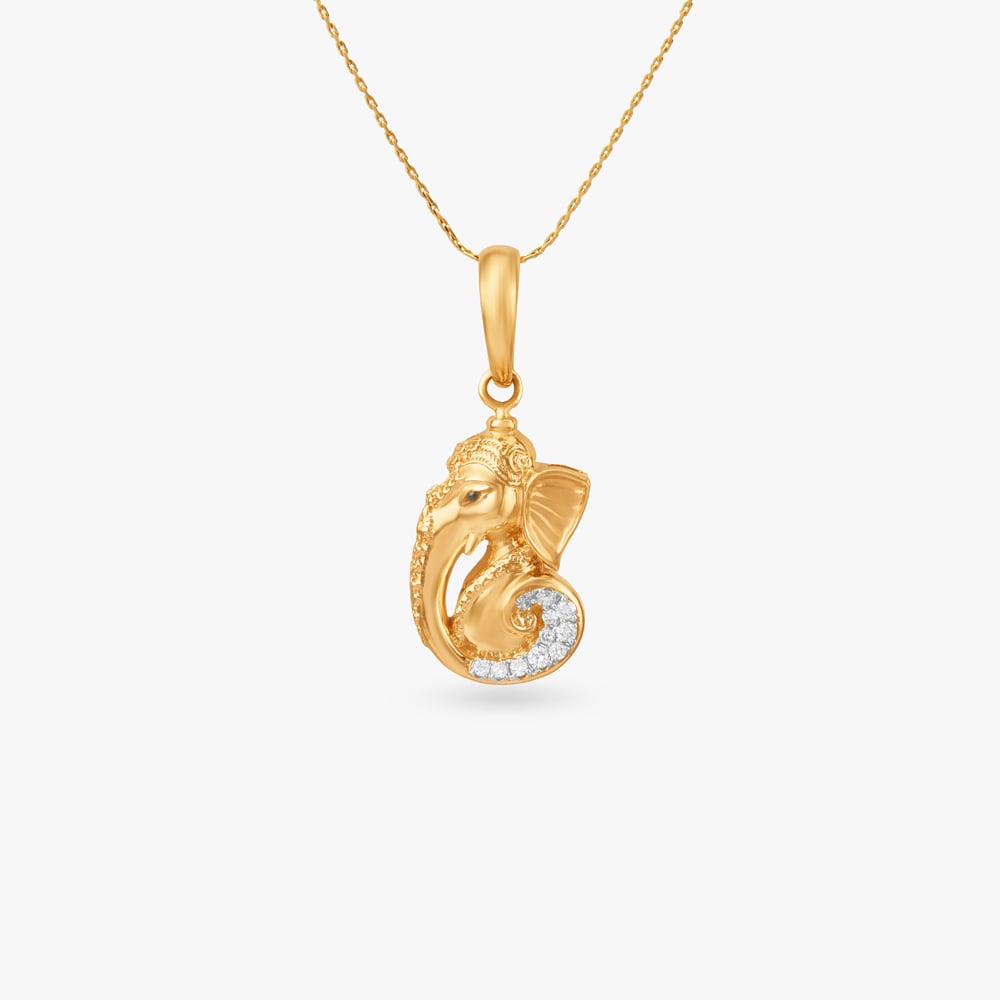 

Siddhi Ganapathi Diamond Pendant