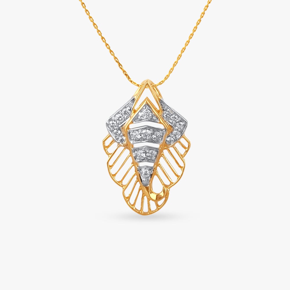 

Sacred Ganesha Diamond Pendant