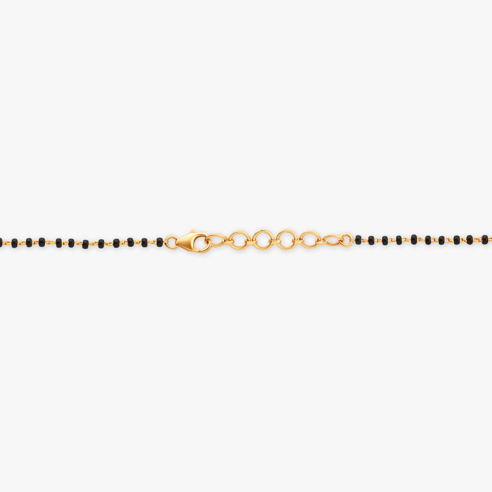Luminary Lotus Diamond Mangalsutra,,hi-res image number null