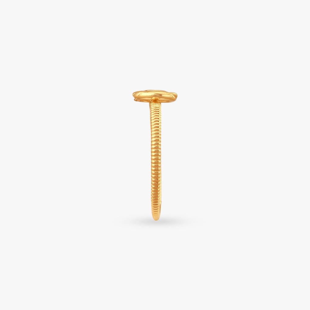 Halo Loop Gold Ring,,hi-res image number null
