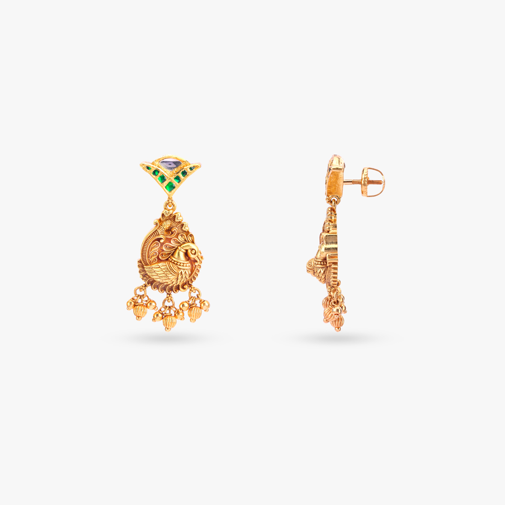 Graceful Wings Gold Necklace set,,hi-res image number null