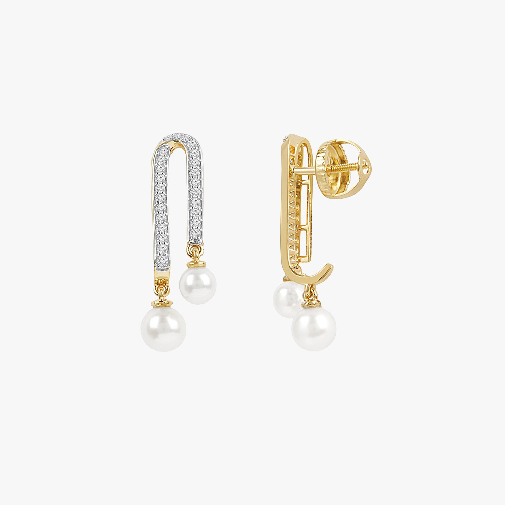Celestial Glow Diamond Drop Earrings,,hi-res image number null