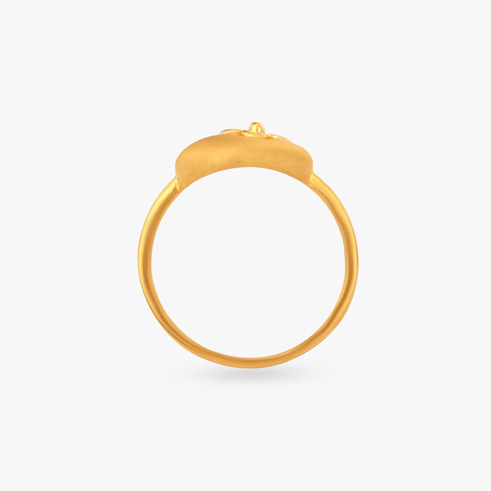 Petal Frame Gold Ring,,hi-res image number null