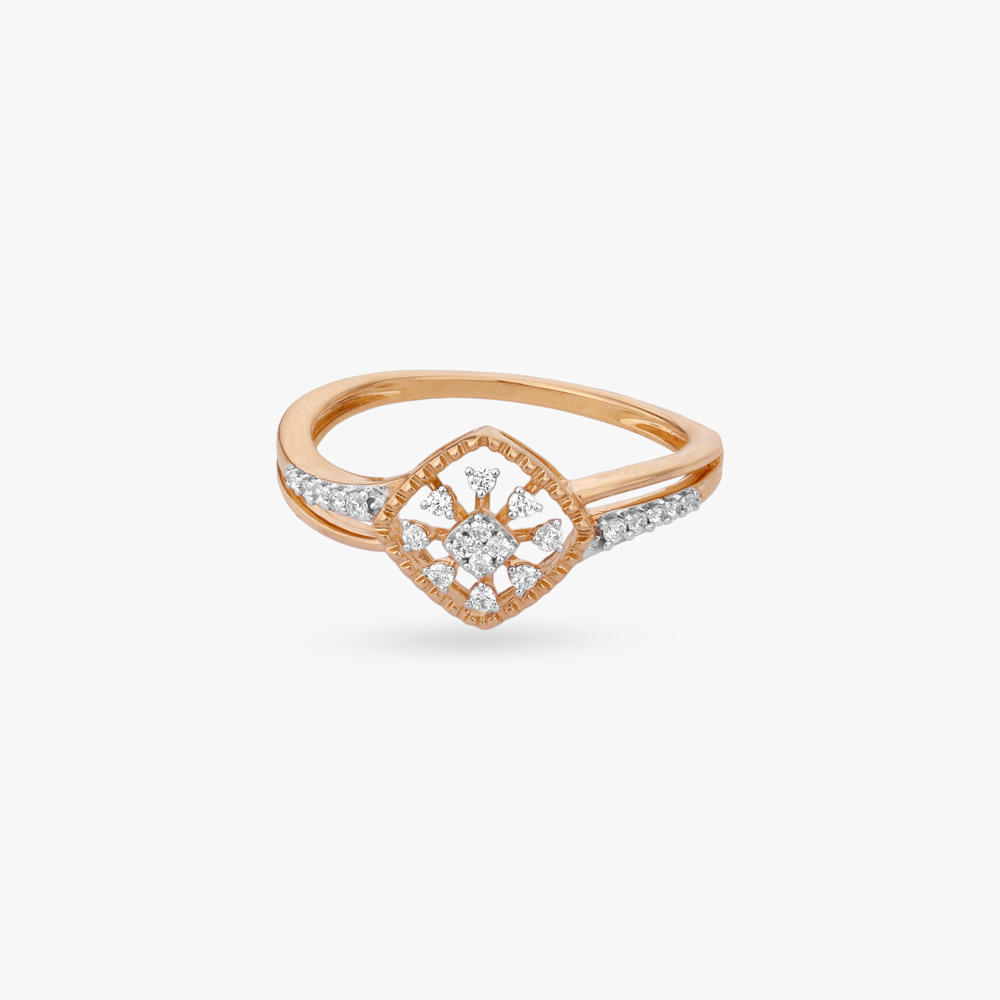 Sunburst Frame Diamond Ring,,hi-res image number null