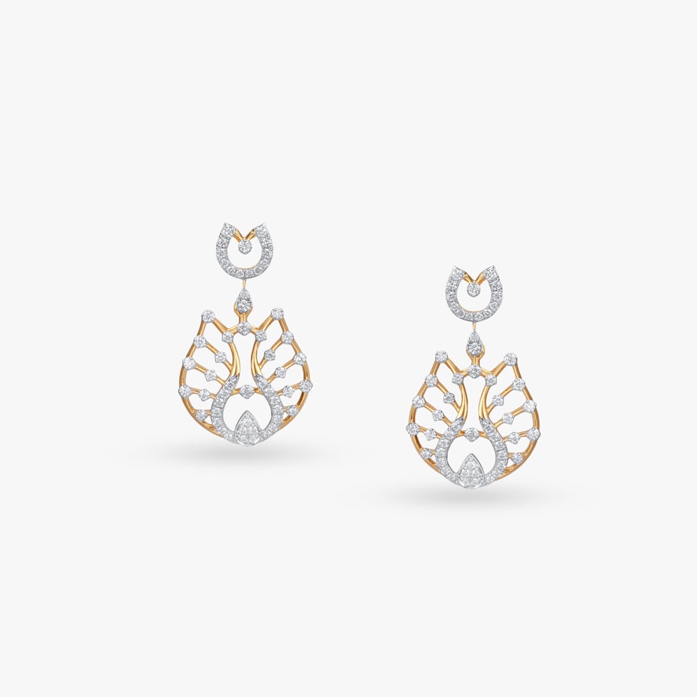 Tulip Bloom Diamond Necklace Set,,hi-res image number null