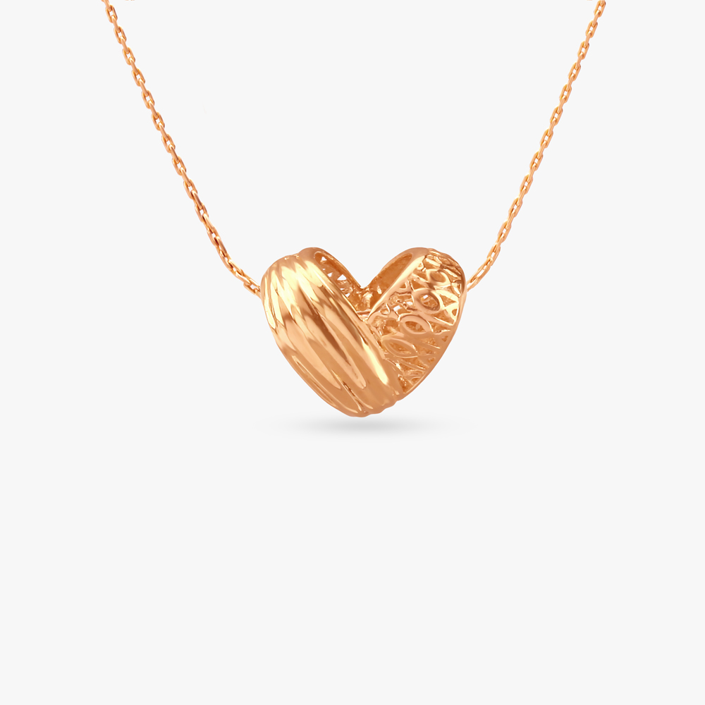 

Heartline Glow Gold Pendant