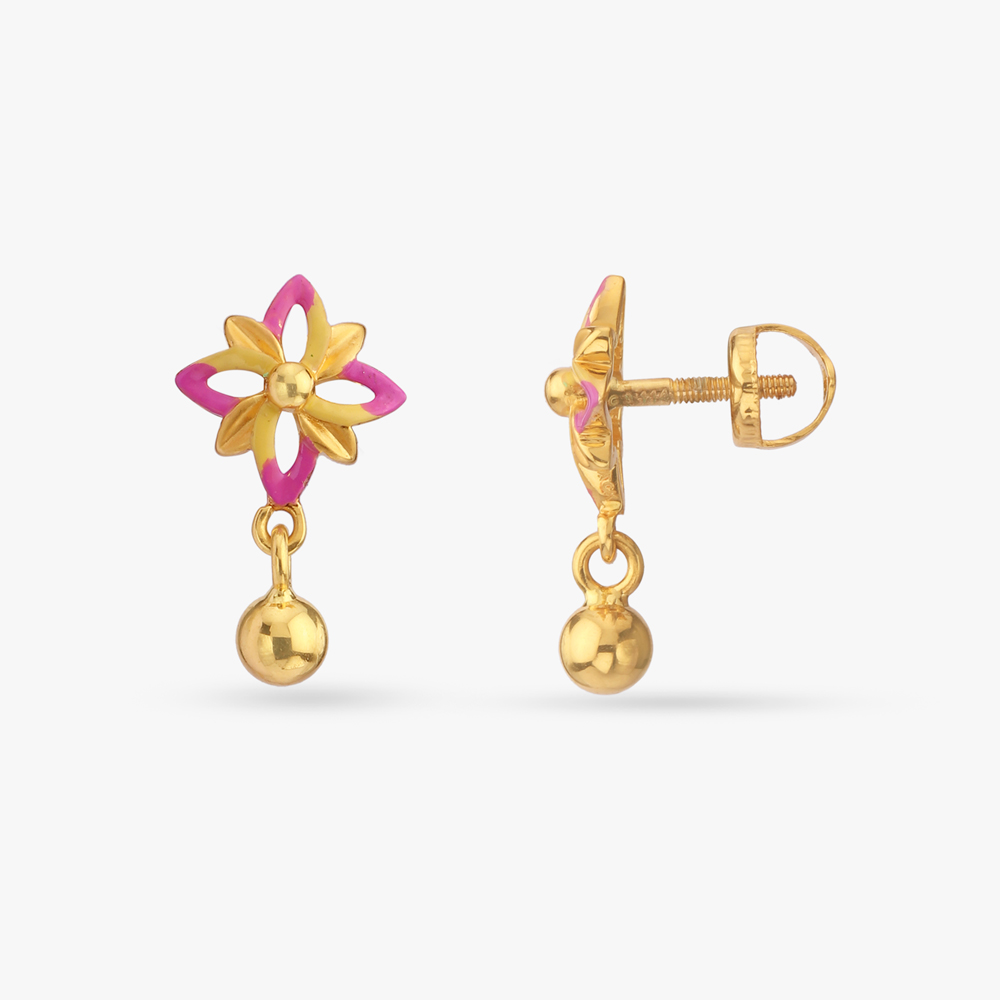 Pretty Pink Drop Earrings,,hi-res image number null