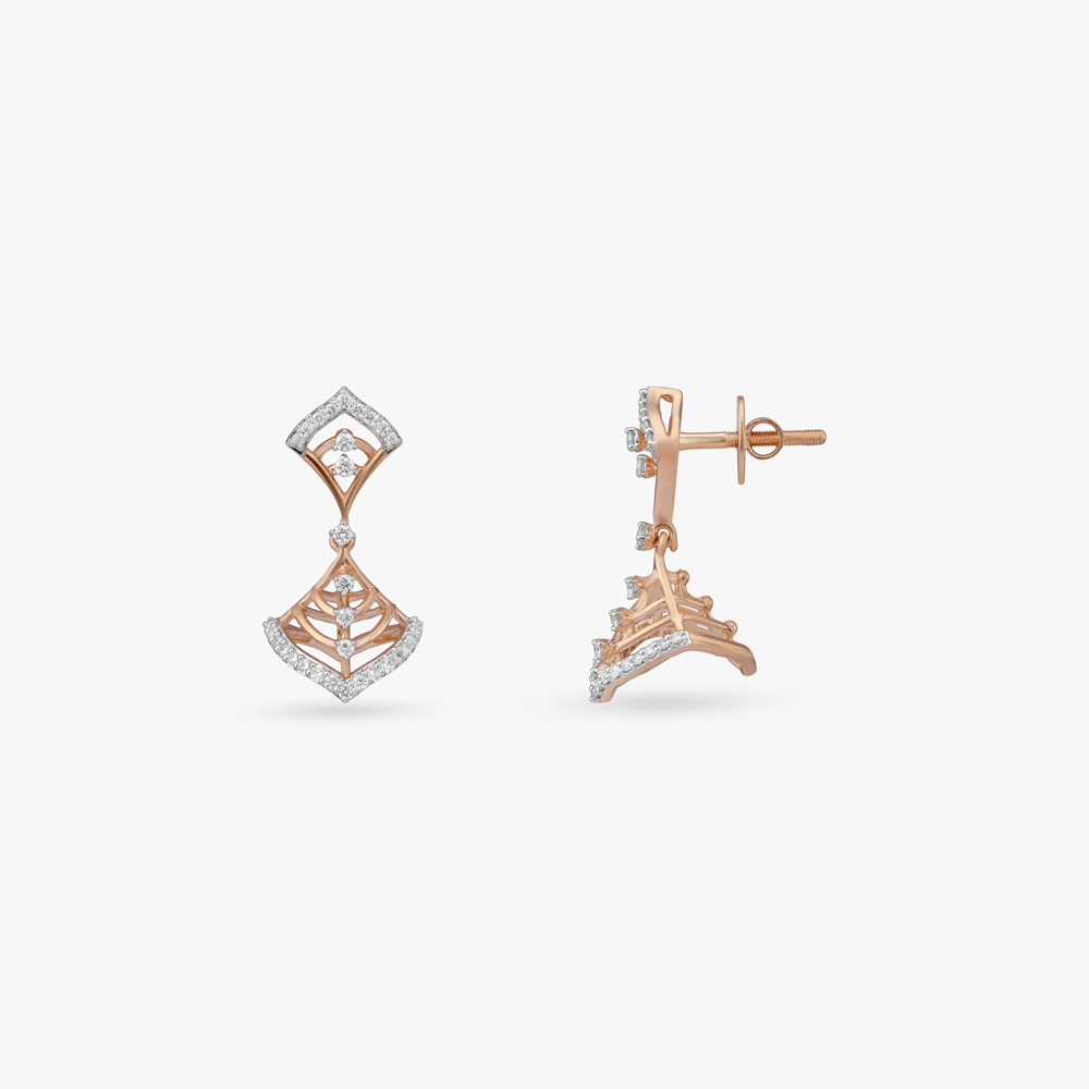 Radiant Arch Diamond Jhumka Earrings,,hi-res image number null