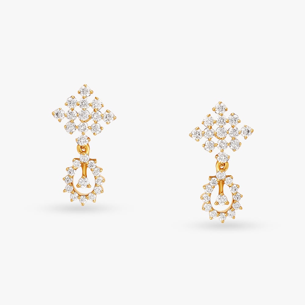 Dazzling Dance Diamond Drop Earrings,,hi-res image number null