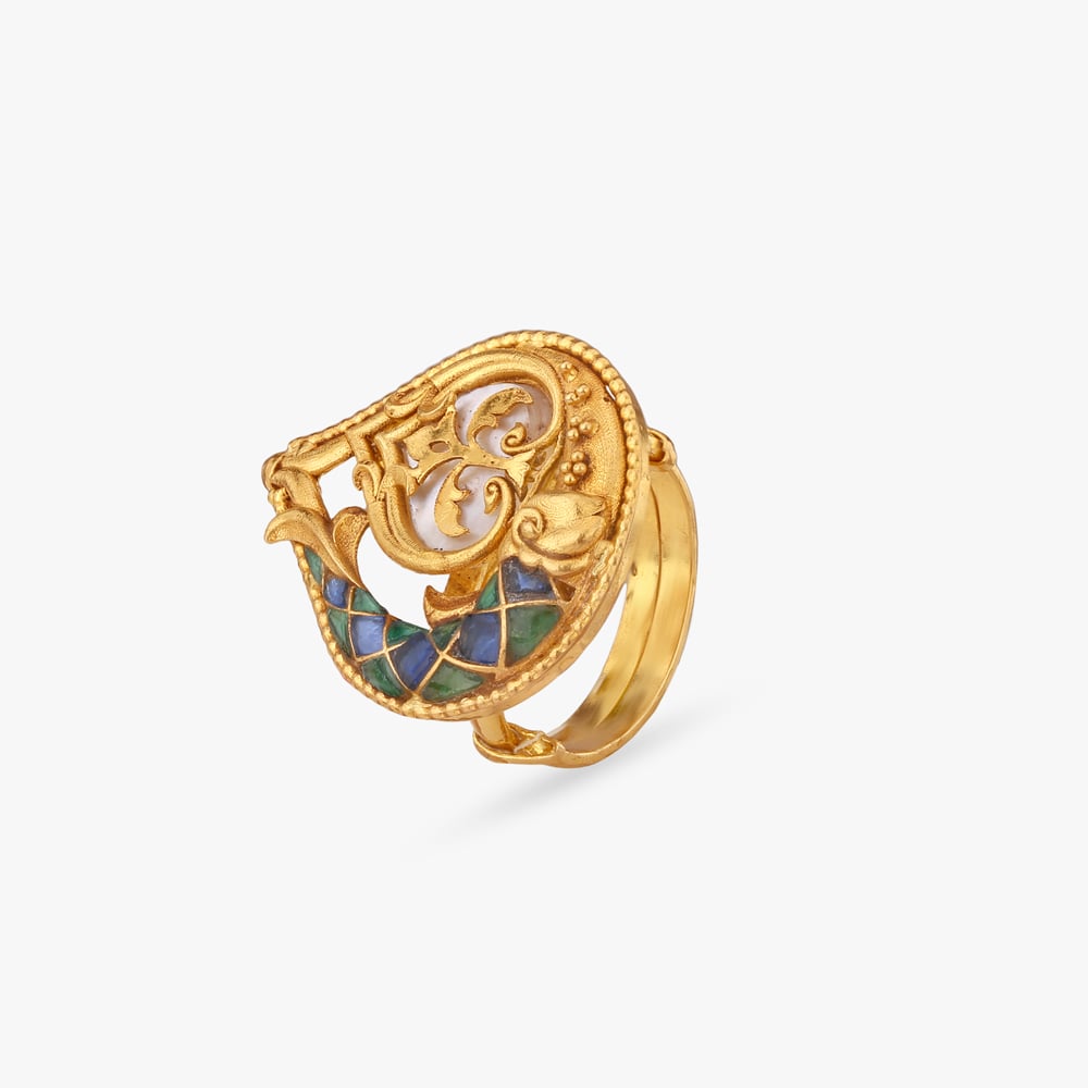 

Mystical Fish Gold Ring