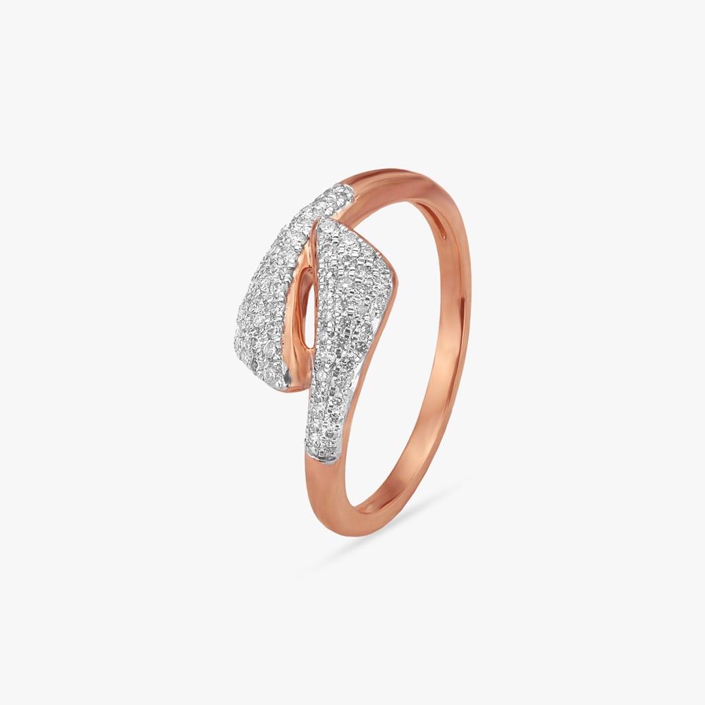 

Abstract Embrace Diamond Ring