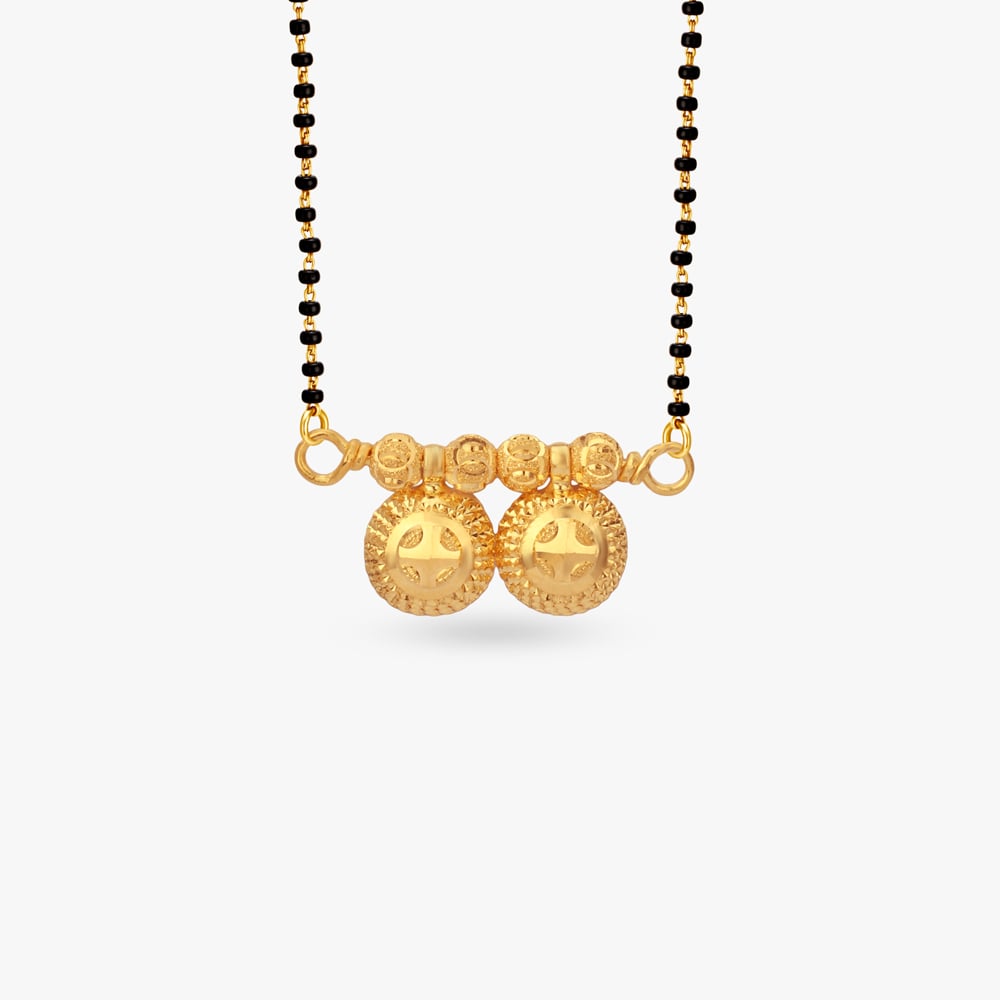 

Heritage Star Gold Thali Pendant