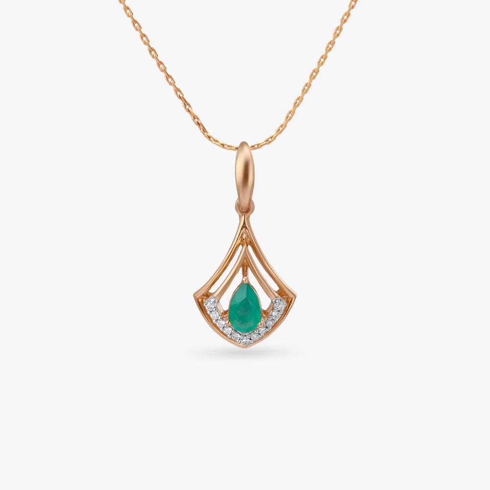 Arched Grace Diamond Pendant,,hi-res image number null
