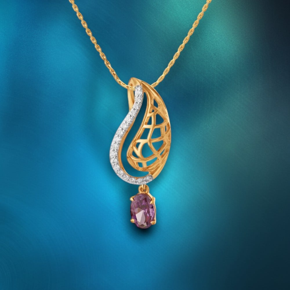 

Petal Drift Diamond Pendant