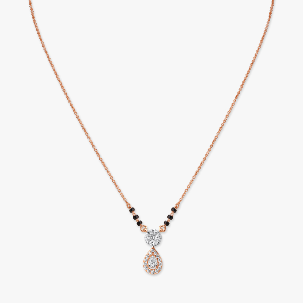 Classic Drop Diamond Mangalsutra,,hi-res image number null