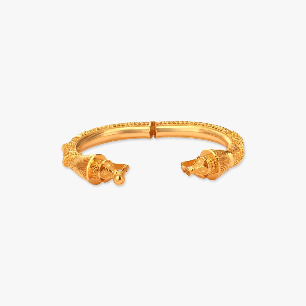 Heritage Katai Solid Bala Gold Bangles,,hi-res image number null