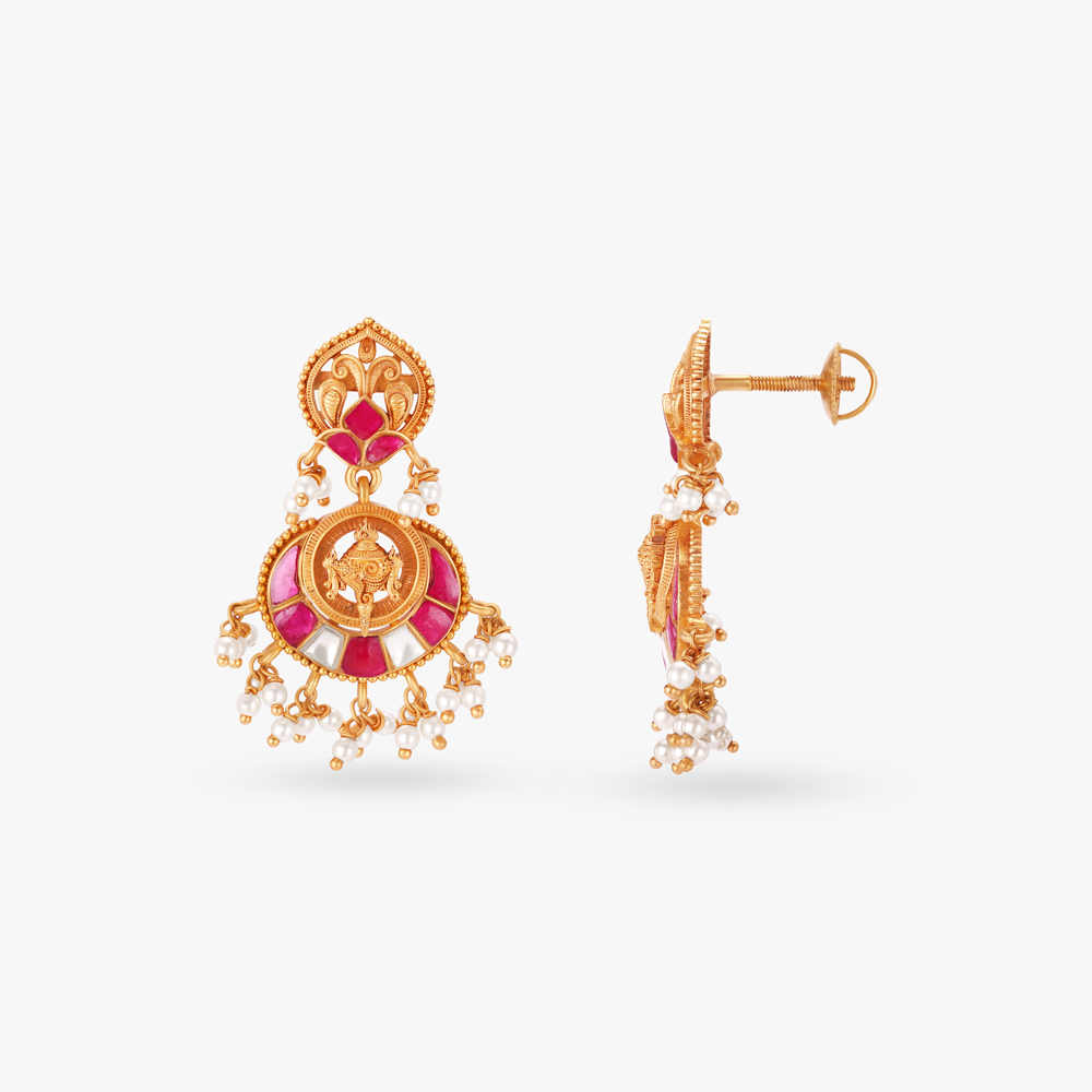 Divine Elegance Gold Haram Set,,hi-res image number null