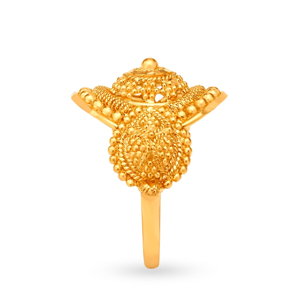 Elaborate Traditional Gold Ring,,hi-res image number null