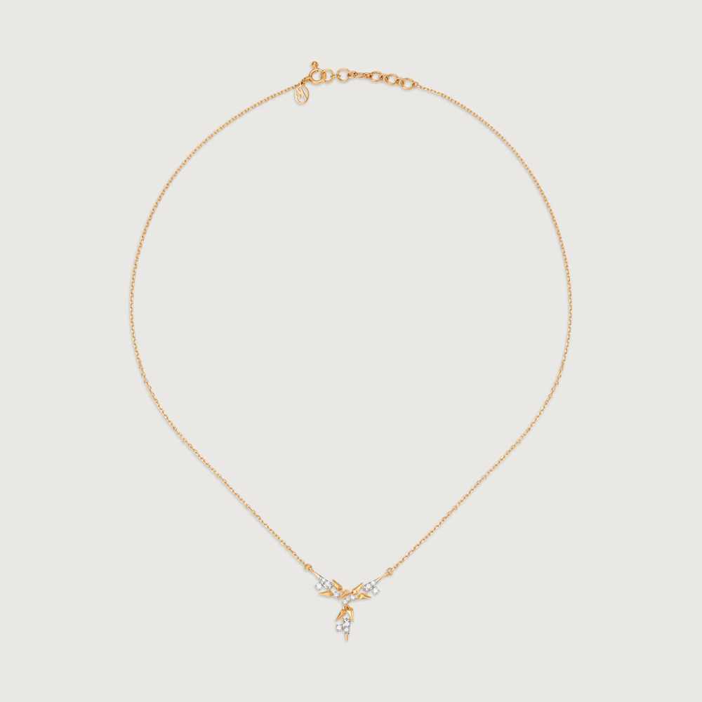 Dazzling Skyward 14KT Diamond Necklace,,hi-res image number null