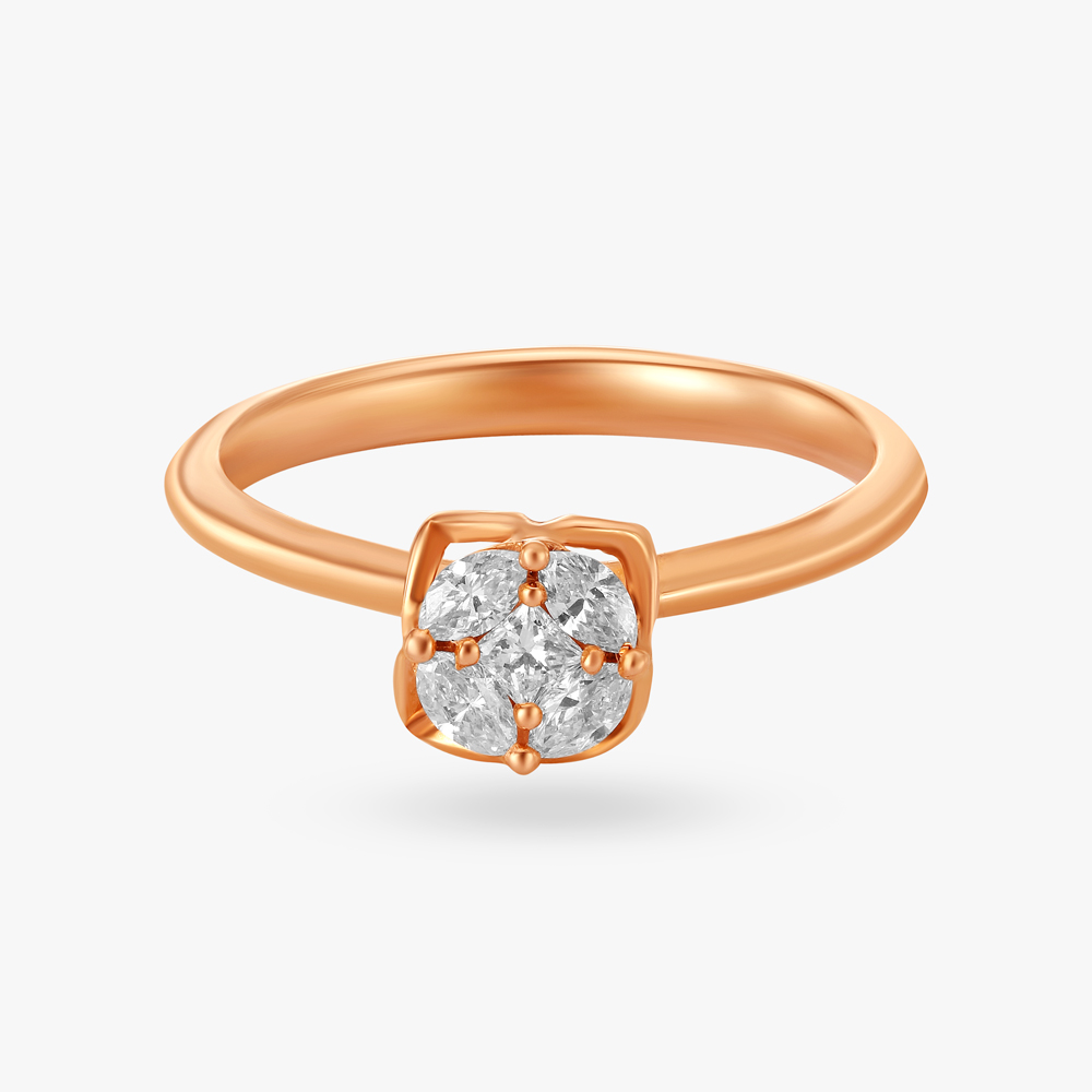Ethereal Bloom Diamond Finger Ring,,hi-res image number null