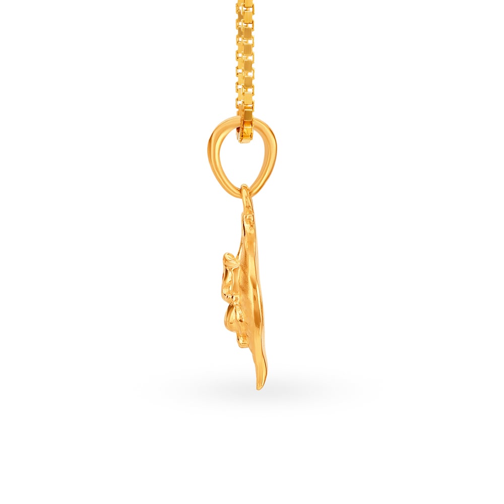 Heavenly 22 Karat Gold Om Pendant,,hi-res image number null