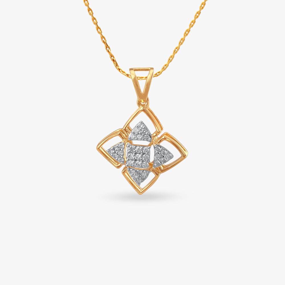 

Lattice Glow Diamond Pendant