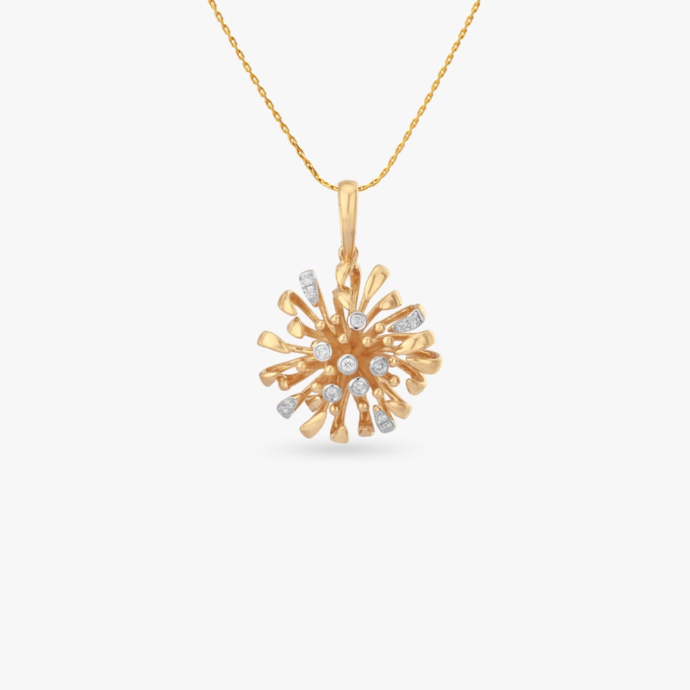 

Luminous Burst Diamond Pendant