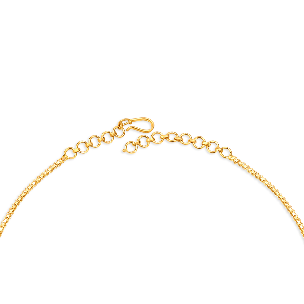 Classical Yellow Gold Beaded Necklace and Earrings Set,,hi-res image number null