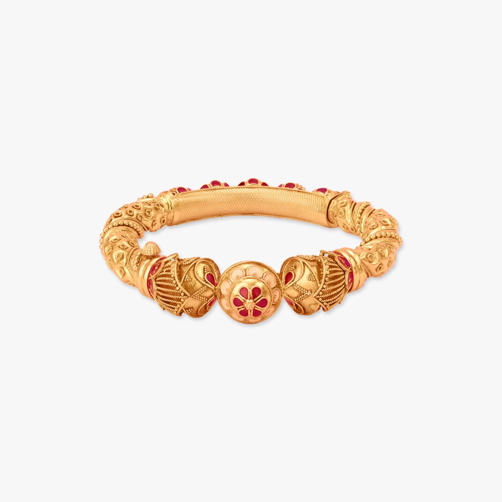 Shringar Sharoda Solid Bala Gold Bangles,,hi-res image number null