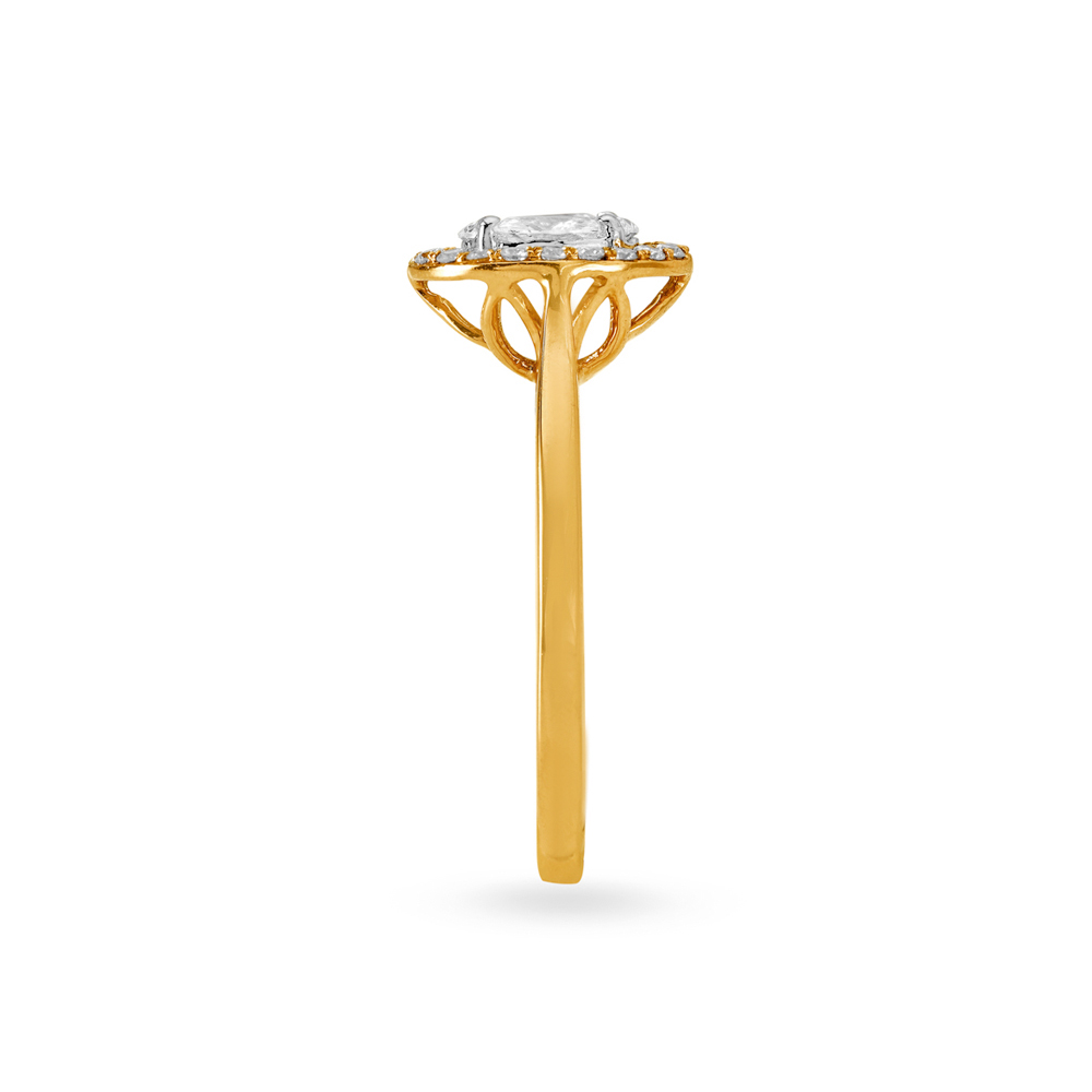Enduring Halo Diamond Finger Ring,,hi-res image number null
