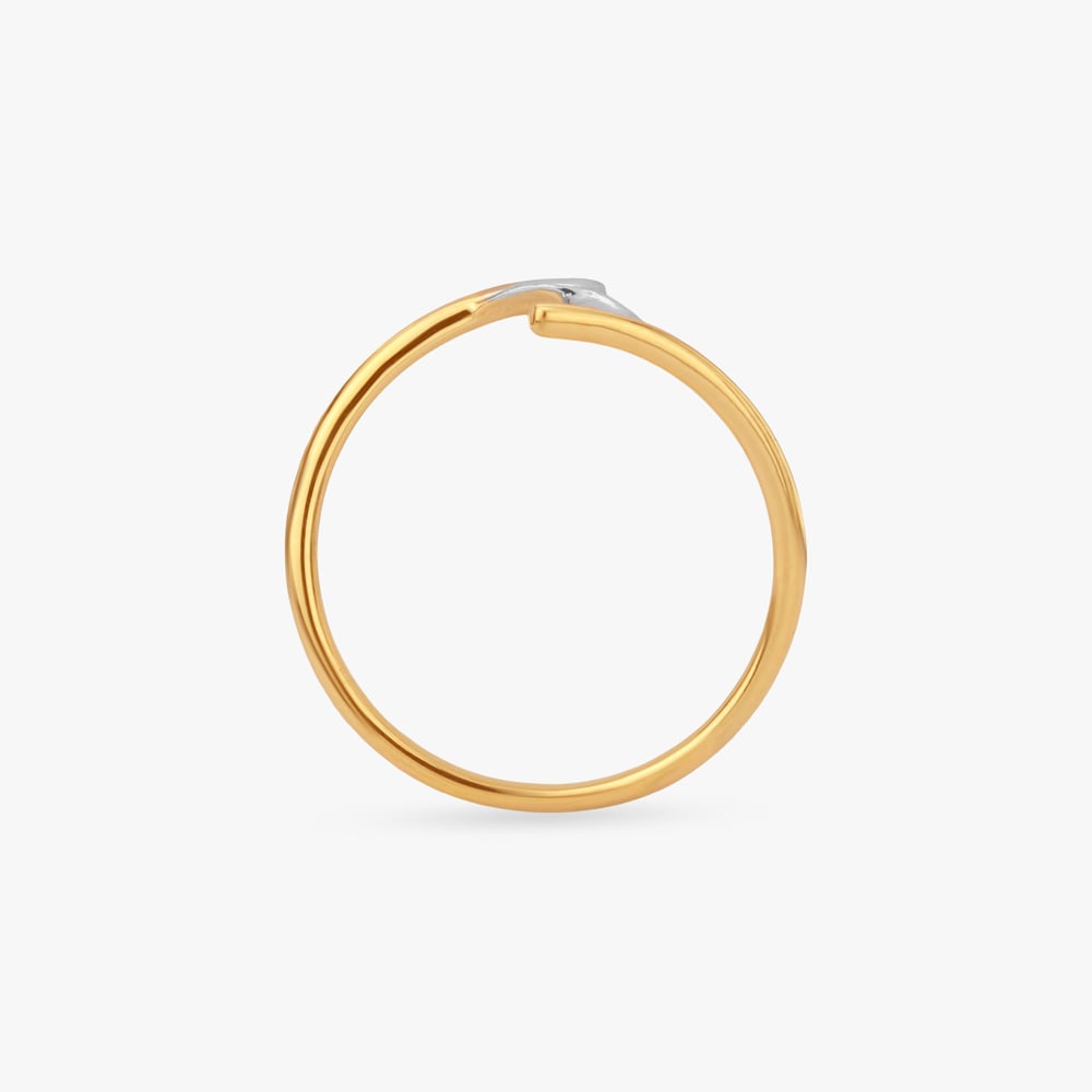 Twin Peak Gold Finger Ring,,hi-res image number null