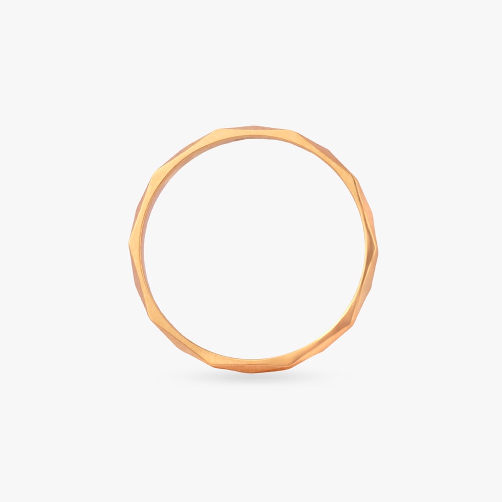 Geometric Gleam Gold Ring,,hi-res image number null