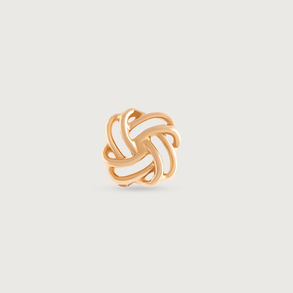 Elegant Knot Gold Nose Pin,,hi-res image number null
