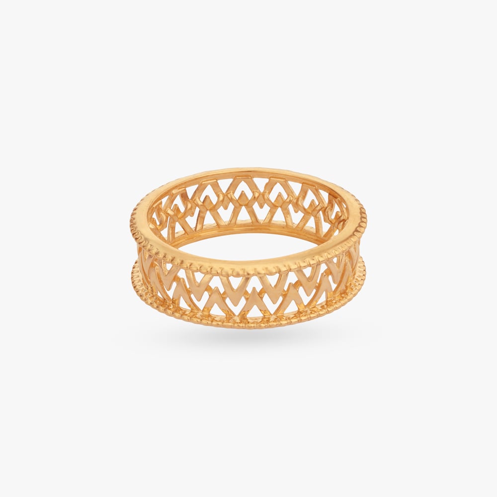 

Timeless Trellis Gold Ring